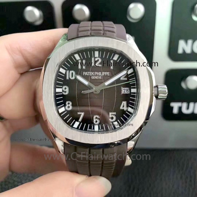 New Patek Philippe Aquanaut SS Brown Dial Watches 38mm